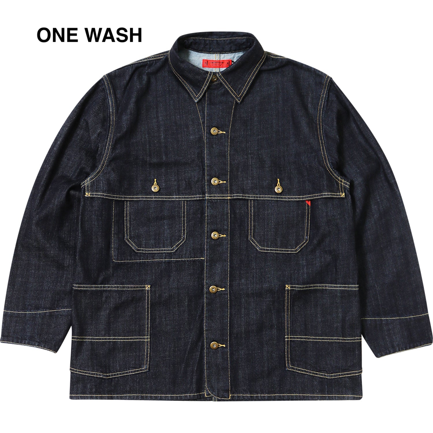 【COMMON EDUCATION】DENIM MACKNAW COVERALL JACKET デニムマキノ カバーオール