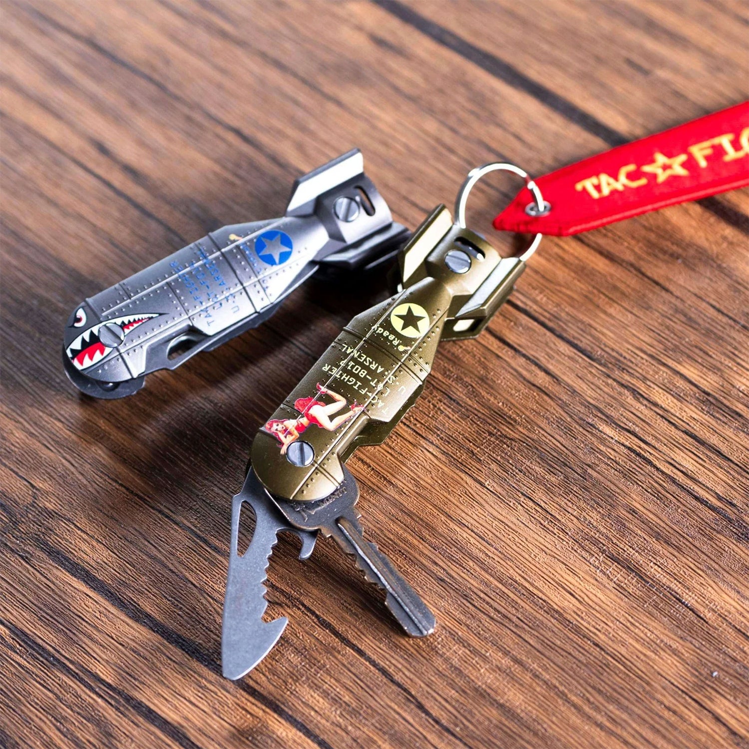 TAC☆FIGHTER】GIRL BOMB KEY&SHARK BOMB KEY – GEARS by MFL Magazine