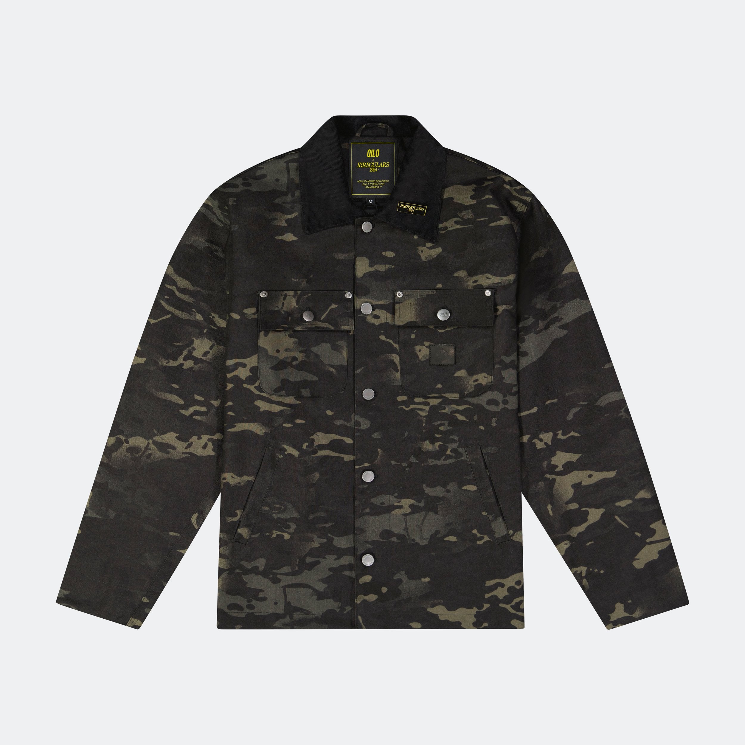 【QILO TACTICAL×IRREGULARS】Trucker Jacket in Multicam Black キロタクティカル