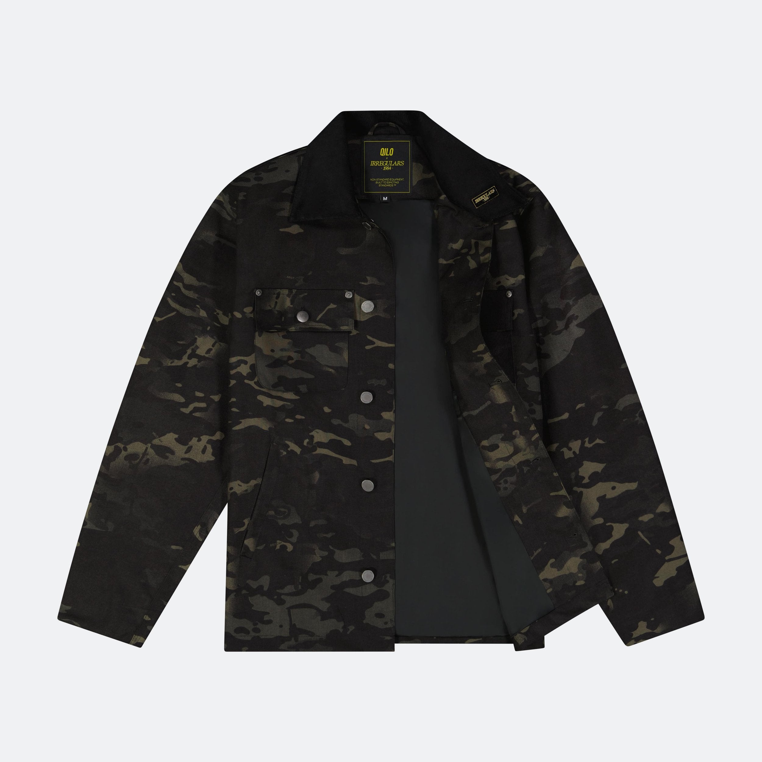 【QILO TACTICAL×IRREGULARS】Trucker Jacket in Multicam Black キロタクティカル